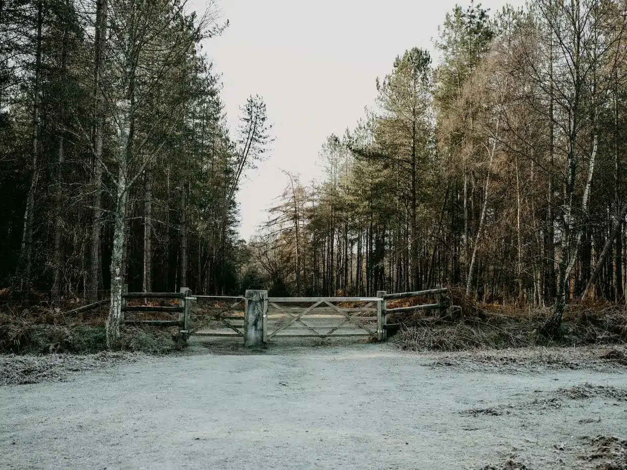 A Wooden Gate Slufters Inclosure Walk