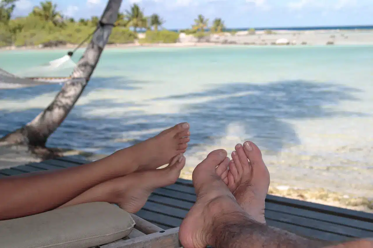 Two Feet Of Relaxed Travellers